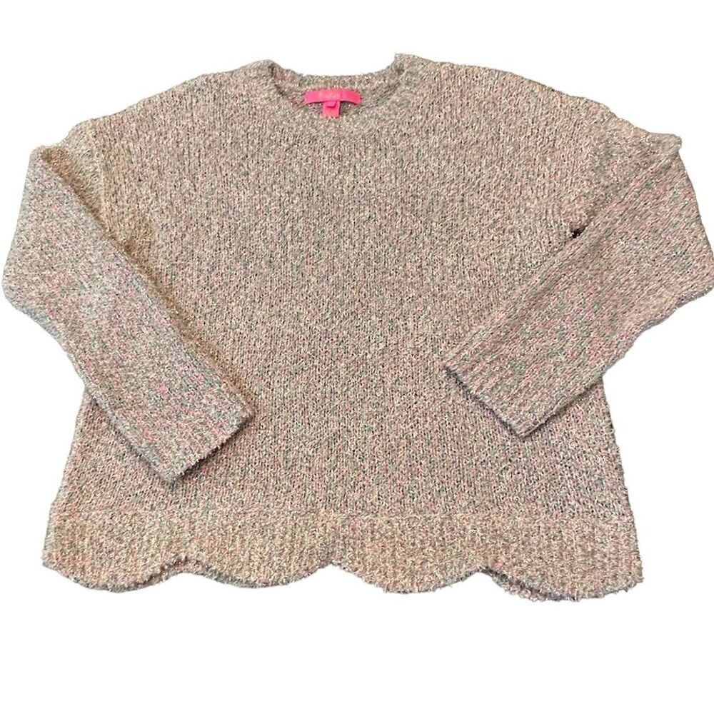 Lilly Pulitzer Women's Gold Long Sleeve Pullover Sweater Size M